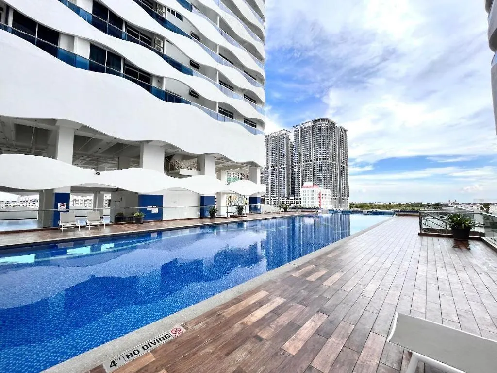 The Wave Res-Kota Laksamana-City View-6Pax Apartman Malacca